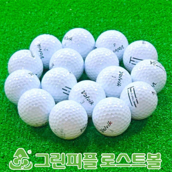 볼빅 TOUR V3 화이트 3피스 A+급 로스트볼 16개